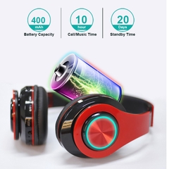 Tai nghe bluetooth không dây B39 có tích hợp FM, đèn Led, gấp gọn - BEE081