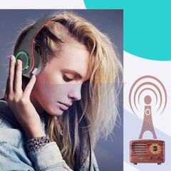 Tai nghe bluetooth không dây B39 có tích hợp FM, đèn Led, gấp gọn - BEE081