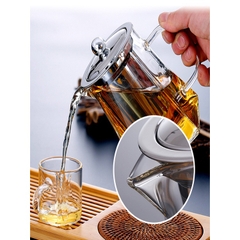 Bộ Ấm Pha Trà Bằng Thủy Tinh Cao Cấp Sức Chịu Nhiệt Cao - BEE085