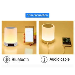 Loa Bluetooth Có Đèn Led, Đồng Hồ Hẹn Giờ | BEE101