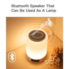 Loa Bluetooth Có Đèn Led, Đồng Hồ Hẹn Giờ | BEE101
