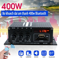 AK370 Bộ khuếch đại âm thanh nổi HiFi Mini Loa DC12V 200W | BEE108