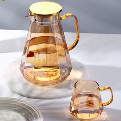(Tặng 4 Cốc) Bình Đựng Nước Thủy Tinh Phong Cách Bắc Âu Sang Trọng | BEE119