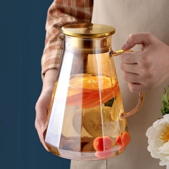 (Tặng 4 Cốc) Bình Đựng Nước Thủy Tinh Phong Cách Bắc Âu Sang Trọng | BEE119