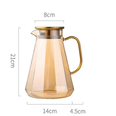 (Tặng 4 Cốc) Bình Đựng Nước Thủy Tinh Phong Cách Bắc Âu Sang Trọng | BEE119