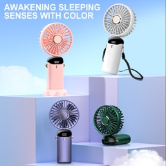 Quạt Điện Gấp Mini Có Màn Hình Hiển Thị Nhiệt Độ - BEE099