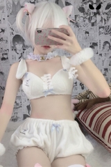 SMS085 - Bộ đồ cosplay mèo hồng cực dễ thương và sexy gợi cảm