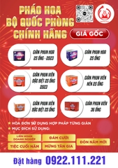 Combo giàn phun hoa bộ quốc phòng 2024
