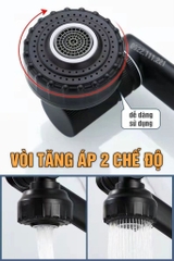 Vòi nước rửa chén bát xịt 720 độ tăng áp nóng lạnh BEE001