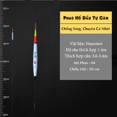 Phao Hố Đấu 3 Nấc Tự Cân Nano, Chuyên Đánh Cá Nhát, Phương Pháp Chì Chạy