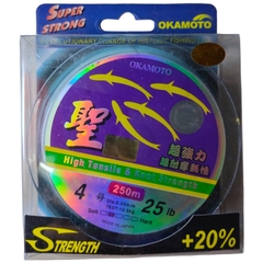 Cước Câu Cá Okamoto 250m - Cước 4 Con Cá Chuyên Dùng Cho Cần Câu Máy