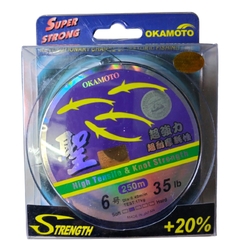 Cước Câu Cá Okamoto 250m - Cước 4 Con Cá Chuyên Dùng Cho Cần Câu Máy