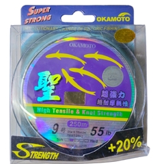 Cước Câu Cá Okamoto 250m - Cước 4 Con Cá Chuyên Dùng Cho Cần Câu Máy
