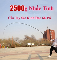 Cần Câu Tay Cacbon Sát Kình Đao 6h 19i ( kèm đọt phụ)