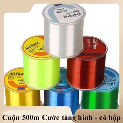 Cuộn 500m Cước Câu Cá Tàng Hình JUSTRON LÀM TRỤC, LÀM THẺO,