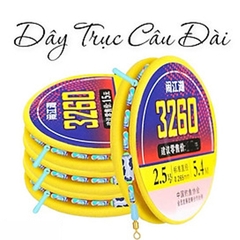 Combo 2 Bộ Dây Trục Câu Đài Buộc Sẵn 3260 Dây Tàng Hình , Tải Cá Cực Đỉnh