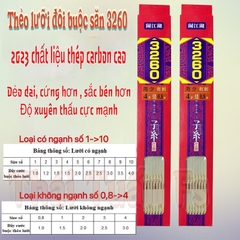 Thẻo Lưỡi Câu Đôi Buộc Sẵn 3260 Có Ngạnh ( Vĩ 10 Cặp )