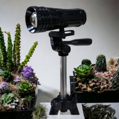 Đèn Soi Phao 4 Bóng 4 Màu ( Vàng + Xanh + Tím + Trắng)  , 3 chế độ, Có Kèm Chân Đế Cao 63cm