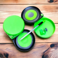 Khay Đựng Mồi Câu Cá 2 Tầng, Có Kèm Chống Đất Và Pass Gắn Ghế