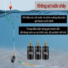 Combo 5 Chì Neo Đáy Có Mà Ní Câu Đài Chuyên Dùng Câu Cá Nhát