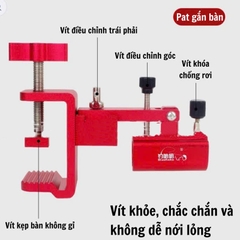 Pat Gác Cần Gắn Bàn Địa Hình Cao Cấp, Phụ Kiện Câu Đơn Đài, Fishing