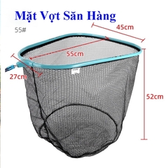 Mặt Vơt Săn Hàng Xanh ( hình bầu) , chuyên dùng vợt cá size lớn