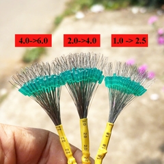 [Túm 100] Hạt chặn cao cấp làm trục , hạt chặn phao câu đài, chất liệu silicon màu trắng và xanh