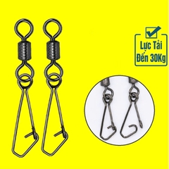 (10 Cái ) Khóa Link 2 Vòng Chống Xoắn Chữ U Cao Cấp