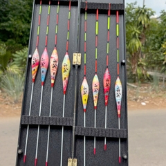 Hộp 8 Cây Phao Nano Săn Hàng Loang Sắc Màu Kèm Hộp Đựng