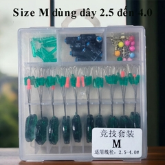 Hộp Phụ Kiện Sét Trục Câu Đài Cao Cấp - 10 bộ Trục