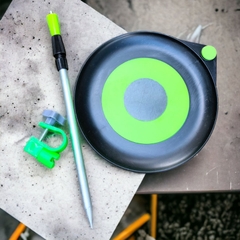 Khay Đựng Mồi Câu Cá 2 Tầng, Có Kèm Chống Đất Và Pass Gắn Ghế