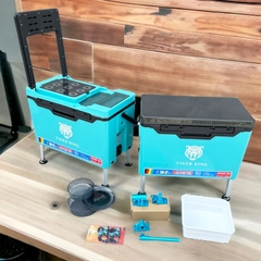 Thùng Câu Đài 32L TIGER KING , Đầy Đủ Phụ Kiện Đi Kèm