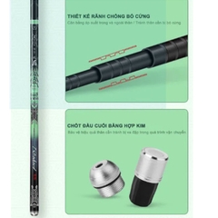 Cần câu Tay Thống Soái Thế Hệ 1 độ cứng 5h - 28i  ( Kèm Đọt Phụ Và Trục 3260 )- BH 1 Năm 1 Lóng Trừ Lóng Gốc
