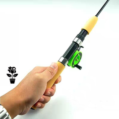 Cần Câu Lure, Câu Tôm, Cần câu máy Siêu Ngắn( Bao Gồm Cả Máy ), Câu Lure, Lăng Xê, Câu ngâm Rút Gọn chỉ 31cm