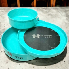 Khay Đựng Mồi Câu Cá 3 Tầng Gắn Thùng , Có Nam Châm Hít, Khay Mồi 3 Tầng