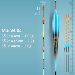 Phao Câu Đài NaNo Tăm Xoắn Siêu Nhạy, Chống Sóng, Chống Gió, Tăm Sáng Rõ V4