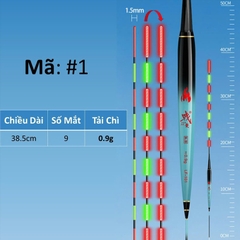 Phao Đài Câu Đêm LF,Chuyên Rô Phi ,  Tải Chì Nhẹ, Tùy chọn cảm biến và không cảm biến, có tặng kèm Pin