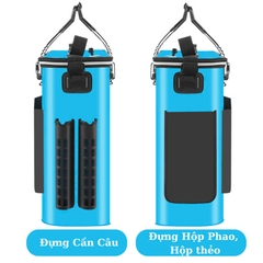 Thùng Đựng Cá Đa Năng DYAWA 1 ngăn lớn 3 ngăn nhỏ, Chất Liệu Nhựa EVA Cao Cấp