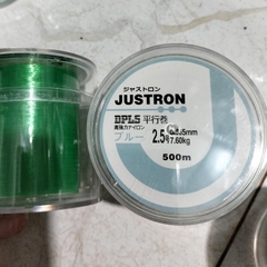 Cuộn 500m Cước Câu Cá Tàng Hình JUSTRON LÀM TRỤC, LÀM THẺO,