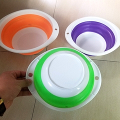 Thau Trộn Mồi Câu Cá Xếp Gọn, Nhựa Dẻo