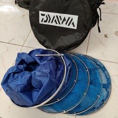 Rọng Cá DAIWA Vòng Thép Nhiều Tầng, Kích Thước Lớn Có Túi Đựng