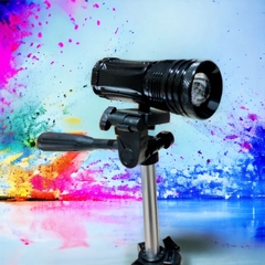 Đèn Soi Phao 4 Bóng 4 Màu ( Vàng + Xanh + Tím + Trắng)  , 3 chế độ, Có Kèm Chân Đế Cao 63cm