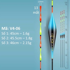 Phao Câu Đài NaNo Tăm Xoắn Siêu Nhạy, Chống Sóng, Chống Gió, Tăm Sáng Rõ V4