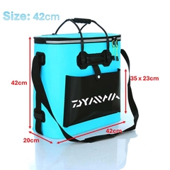 Thùng Đựng Cá Đa Năng DYAWA 1 ngăn lớn 1 ngăn nhỏ, Chất Liệu Nhựa EVA Cao Cấp