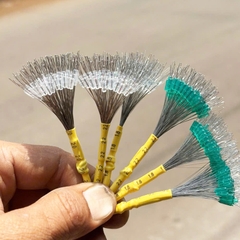 [Túm 100] Hạt chặn cao cấp làm trục , hạt chặn phao câu đài, chất liệu silicon màu trắng và xanh