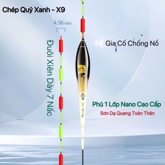 Phao Hố Đấu Chép Quỷ Xanh X9 Chuyên Dùng Đánh Chép, Trắm