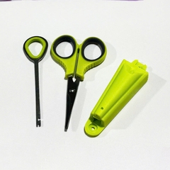 Bộ Kéo Kèm Gỡ Lưỡi Câu Gắn Thùng , Kéo Cắt Chì, Cắt Trục, Cắt Thẻo, Siêu Bén, Siêu Bén