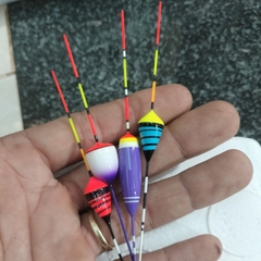 Phao Ngắn Câu Rô Diếc, Dài 10cm, Nhiều Màu Sắc ( Giao Ngẫu Nhiên)