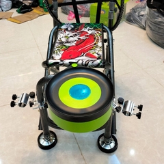 Ghế Câu Cá Địa Hình Đầy Đủ Phụ Kiện Hình Cá Chép