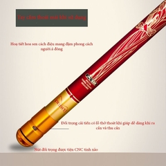 ( BH 2 Năm ) Cần Câu Săn Hàng Giao Long Đại Vũ Tải Cá 100kg ( Tặng kèm đọt phụ và bộ trục 3260 )